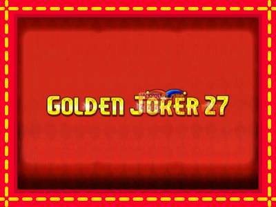 Golden Joker 27 Hold & Win - lošimo automatas nemokamai