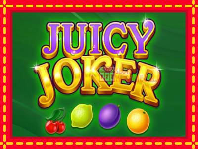 Juicy Joker - lošimo automatas nemokamai