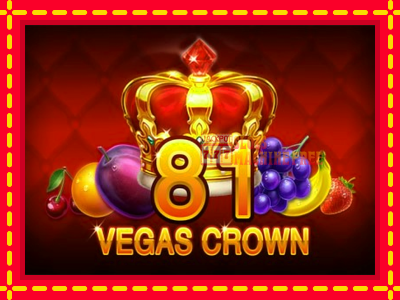 81 Vegas Crown - lošimo automatas nemokamai