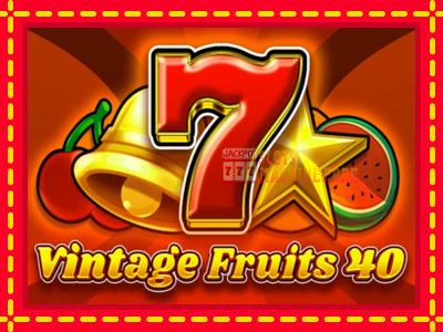 Vintage Fruits 40 - lošimo automatas nemokamai