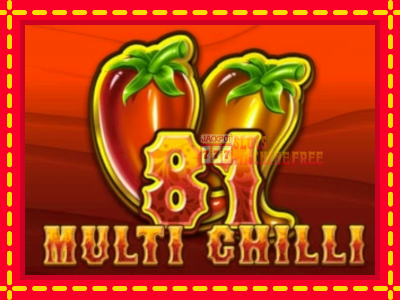 Multi Chilli 81 - lošimo automatas nemokamai