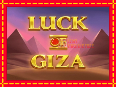 Luck of Giza - lošimo automatas nemokamai