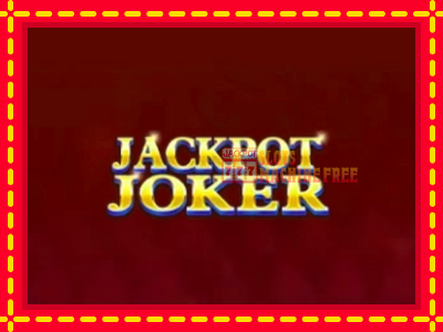 Jackpot Joker - lošimo automatas nemokamai